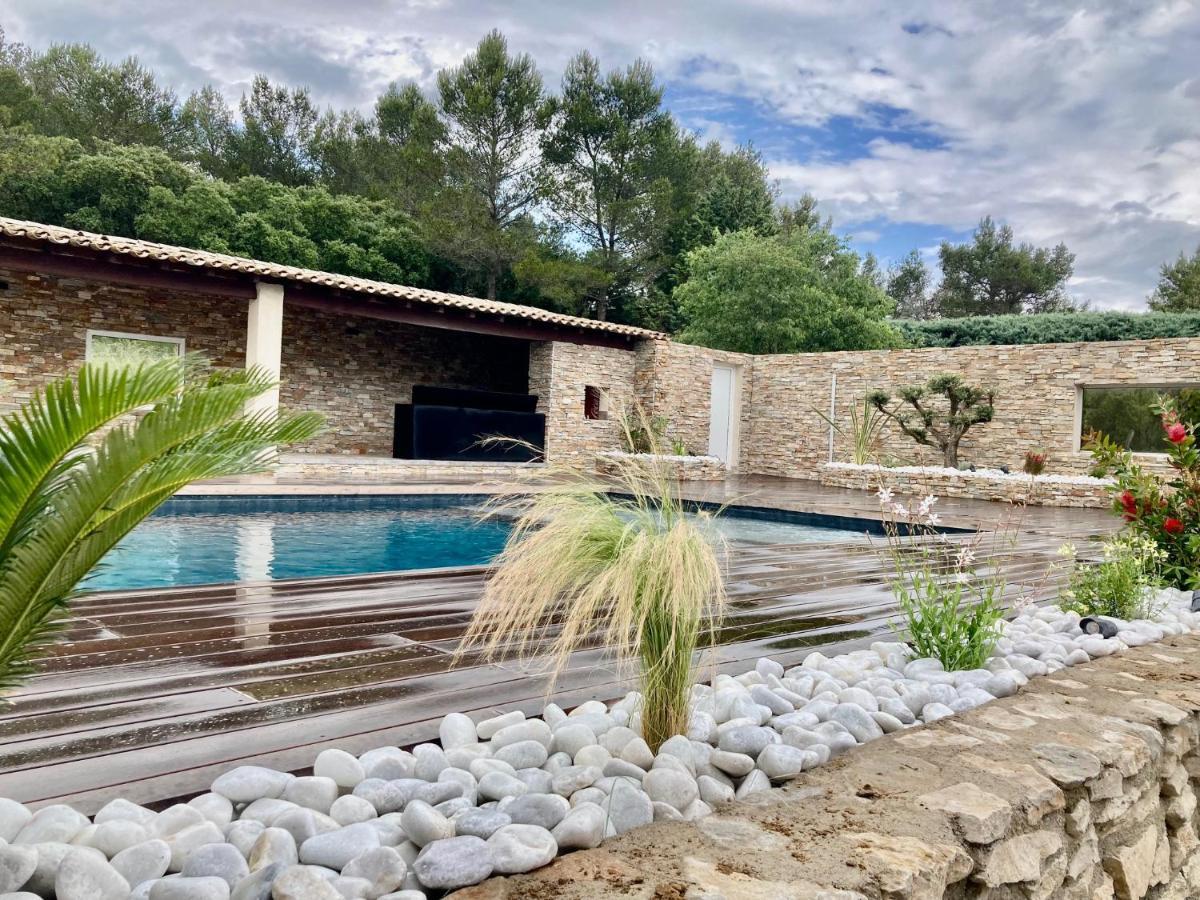 Magnifique Villa De Luxe Au Coeur De La Garrigue Nîmes Eksteriør billede