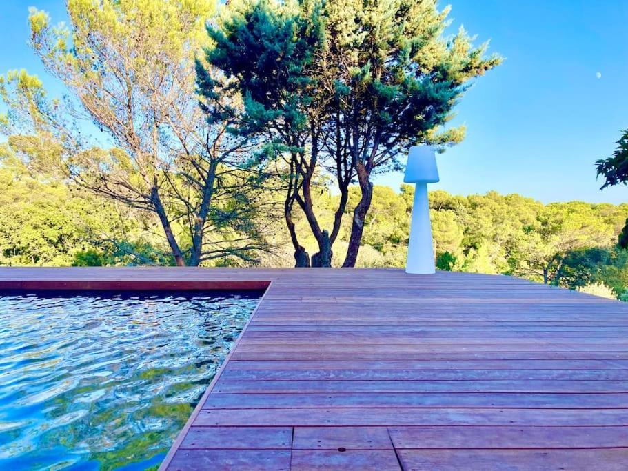 Magnifique Villa De Luxe Au Coeur De La Garrigue Nîmes Eksteriør billede